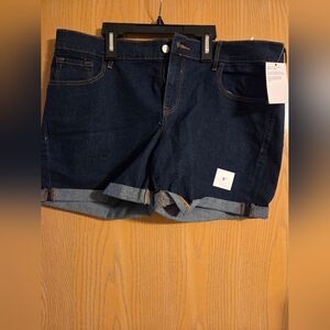 Old Navy Dark Blue Jean Shorts
